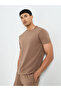 Men Brown Short Sleeve T-Shirt and Pyjama Set - 2