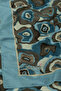 Blue Pattern Patterned Organic Shawl - 3