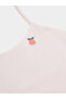 Girls Pink Cotton Embroidered Vest - 3