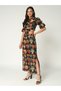 Black Owl Print Crop Top and Wide Leg Pants Co-ords - 7