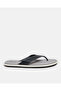 Men Grey Solid Flip Flops