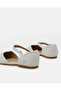 Girls White Glitter Ballerinas - 4
