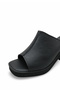 Vela Sola Women's Heeled Slippers 0012340 Black - 5