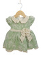 Baby Girl Muslin Dress 100% Cotton Holiday Dress with Lined Bows - 2