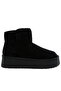 Women Chunky Platform Winter Boots in Black - 2