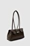 Giselle Kilitli Baguette Bag Bitter Coffee - 5