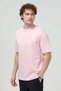 Men's Crew Neck Basic 100% Cotton T-Shirt Pink - 26Y 5446