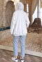 Gray Kangaroo Pocket Three Yarn Cardigan - 5