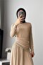 Women's Candy Fabric Hijab Dress Nms047 - 3