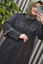 Women's Clothing Plus Size Suede Full Length Sleeve Stoned Bolero Overcoat - 6