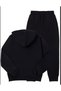 Unisex Hooded Sweatshirt Top and Bottom Tracksuit Set - 3