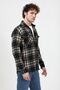 Men's Long Sleeve Double Pocketed Lumberjack Shirt Brown - 508 - 3