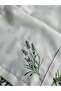 طقم أدوات مائدة فاخر من مطرز قطعة باللون اللافندر - مفرش طاولة طويل قطعة، مفرش طاولة فردي قطعة، 6 قطع أكواب و6 قطع ملاعق - 8