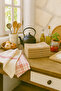 5-Piece Hundred Percent Cotton Towel Set 30X50 cm Dark Beige