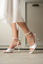 Lisbon Ankle-Strapped Single Strap Heel Women's Sandals - 3