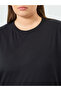 Plus Size Black Oversized T-Shirt - 3