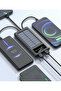 30000mAh Solar High-Capacity Power Bank with 4 Built-in Cables (Micro USB, USB-C, iPhone, USB-A) - 6