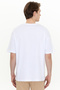 Men's White Oversized Crew Neck T-Shirt 50252132-Vr013 - 5