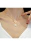 Steel Rotating Zircon Stone Daisy Stress Necklace - 3