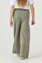 Right Left Knee Length Paneled Piped Girls' Sweatpants - 5