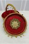 Red Bridal Henna Night Tray and Basket, Gold Sequin and Guipure Lace Velvet , Wedding, Circumcision, Engagement, Promise