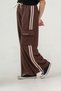 Cargo Pocket Pocket Cover Sporty & Chic Embroidered Girls' Sweatpants with Side Piping Stripes - 3