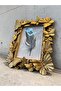 إطار صورة ديكوري بوليستر على شكل فراشة ذهبي عتيق مقاس 17×12 سم - 4