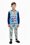 -Boys Night Pajama Set – Long Sleeve Cotton Blend Sleepwear, 3–7 Years - 4