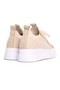 Valento Beige Knitwear Sneakers - 3