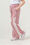 Right Left Knee Length Paneled Piped Girls' Sweatpants - 3
