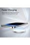 Mini Wireless Charger, Magnetic Mount, Nylon Cable - Silver - 3