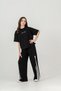 Fairy Light Embroidered Lower Upper Tracksuit Set for Girls with Embroidered Lower and Upper Parts for Right and Left Legs Paneled - 3