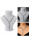 Elegant Design Y-Shaped Leaf Figured Women's Necklace - 3