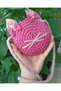 Miki Eared Design Women's Shoulder Bag - Innocent Pink Coquette Style Soft Girl Back/ Shoulder Bag - 2