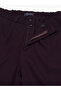 Dark Purple Straight Fit Trousers - 7