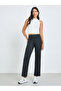 Black High-Rise Flare Leggings