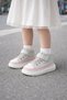 Girl's Ankle-Length, Thick-Soled, Linen Sneakers, Style Sneakers