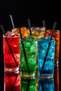 Black Thick Cocktail Straws 26 cm 8 mm Milkshake Frozen Compatible 300 Pieces