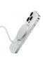 Mini Wireless Charger, Magnetic Mount, Nylon Cable - Silver