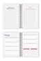 A5 Spiral Weekly Planner Agenda with Unlimited-Motivational Pages - 6