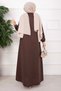 Classic Zippered Robe Brown - 5