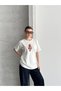 Byc White Stone Dog Printed Interlock Fabric Short Sleeve T-Shirt