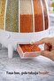 360 °   Rotating 6-Compartment Food and Spice Organizer, Food and Spice Organizer Storage Container, Kitchen - 2