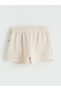 Yellow Glittery Girls' Shorts Skirt and Pantyhose - 6