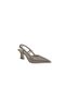 Ceylan 92 Women's Gold Shimmering Closed Toe Open Back Stiletto Heel U Evening Dress Shoes - 2