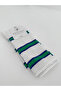 White Three-Stripe Socks - 2