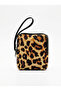 Leopard Printed Pack Women's Sanitary Pad Storage Bag Pieces - Mini Organizer Case - 10X14X3 cm - 2