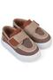 Suede Single Velcro 22- Casual Shoes - Beige - 4