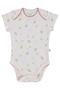 Rabbit Printed 3-Piece 1-36 Months Snap-On Badi - Powder - 3