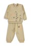 Giraffe Printed 6-18 Months Set - Brown 12-18 Months